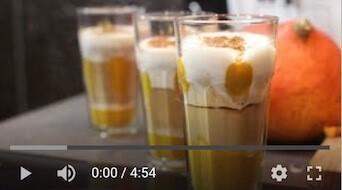 255YT 255. Dyniowe latte macchiato   bezglutenowa kuchnia wegańska | Atelier Smaku